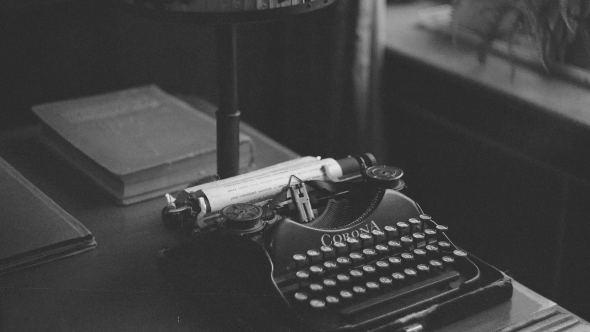 A typewriter